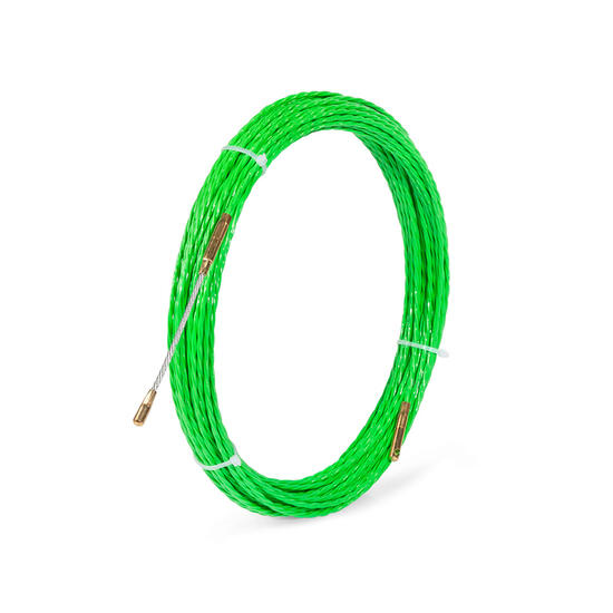 Протяжка из монолитной спирально закрученной полиэстеровой нити в бухте